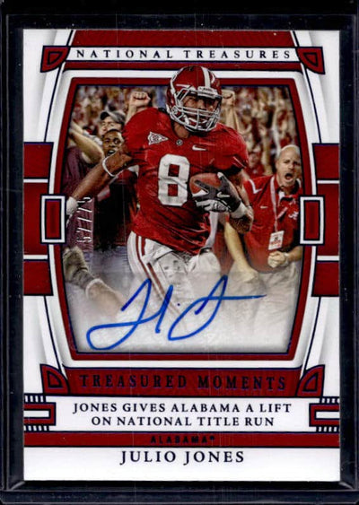 2023 Panini National Treasures Julio Jones #TM-JJ Autograph /75