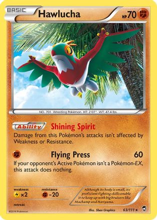 Hawlucha (63/111) - XY  Furious Fists Holofoil