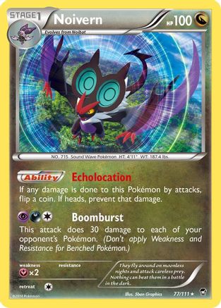 Noivern (77/111) - XY  Furious Fists Holofoil