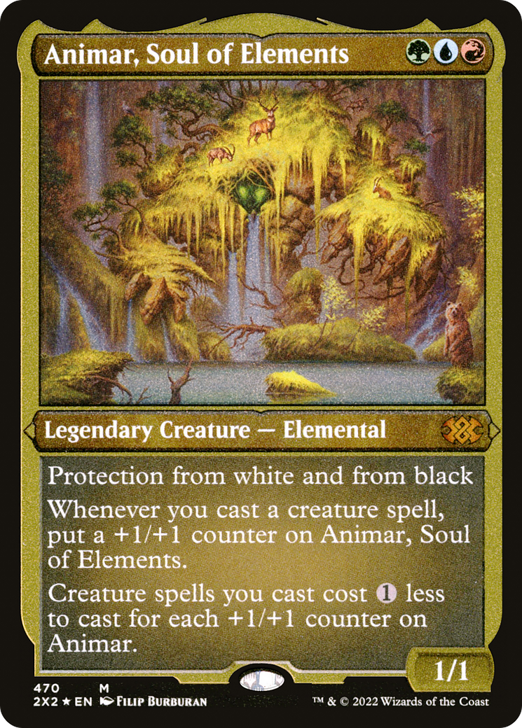 Animar, Soul of Elements (Foil Etched) (2X2-470) - Double Masters 2022 Foil