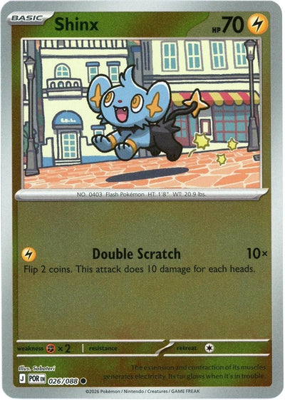 Shinx - 026/088 - Common [me03-026] [Reverse Holo]
