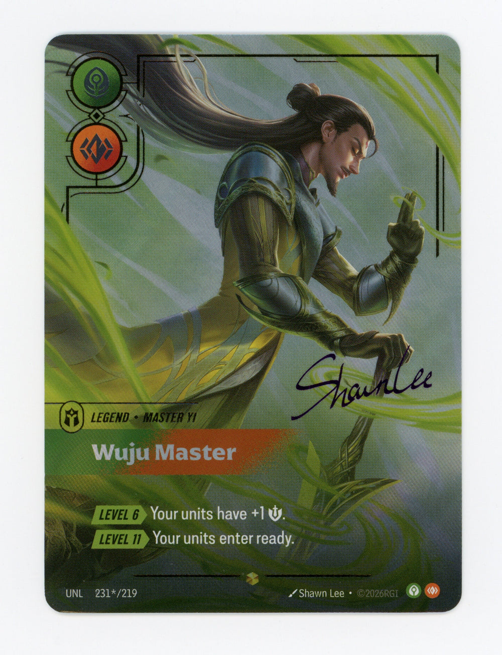 Wuju Master (Master Yi) — Signature|Foil — ID 17466