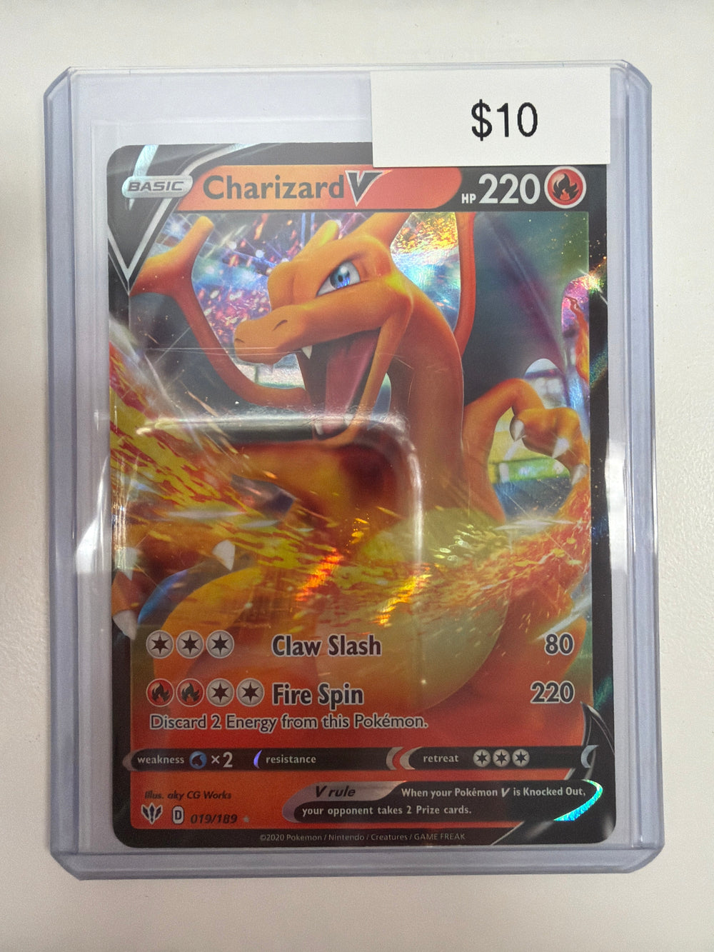 Pokemon Charizard V 019/189