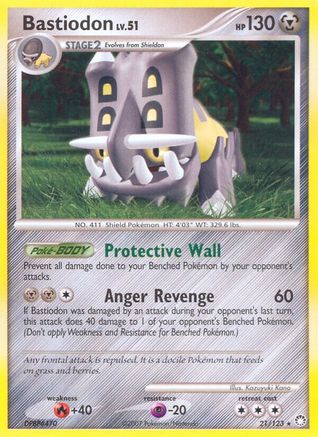 Bastiodon (21/123) - Mysterious Treasures