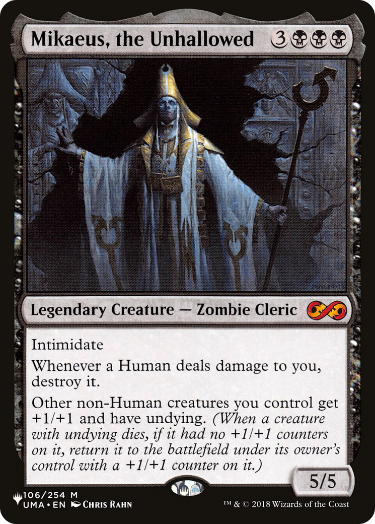 Mikaeus, the Unhallowed (UMA-106) - Ultimate Masters (The List)