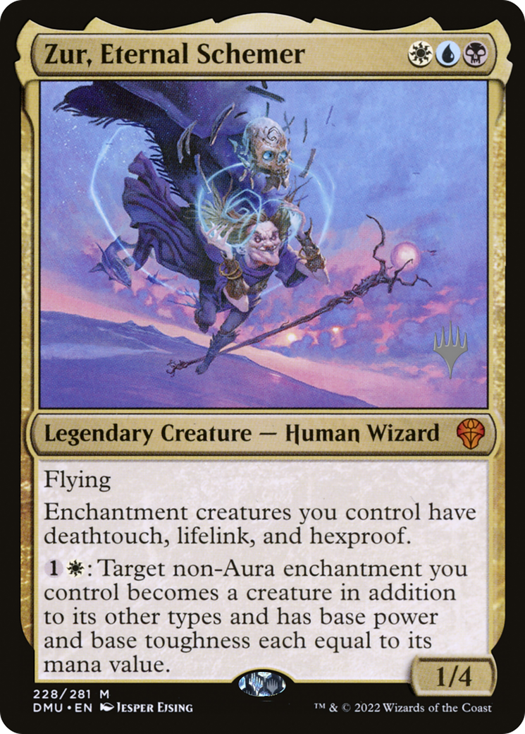 Zur, Eternal Schemer (PPDMU-228P) - Dominaria United Promos Foil