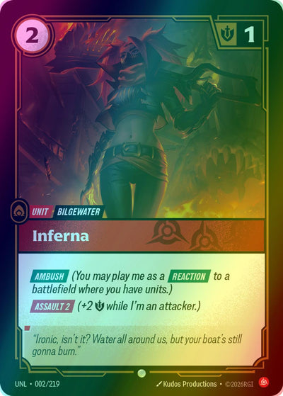 Inferna - 002/219 [Unleashed] [Foil]