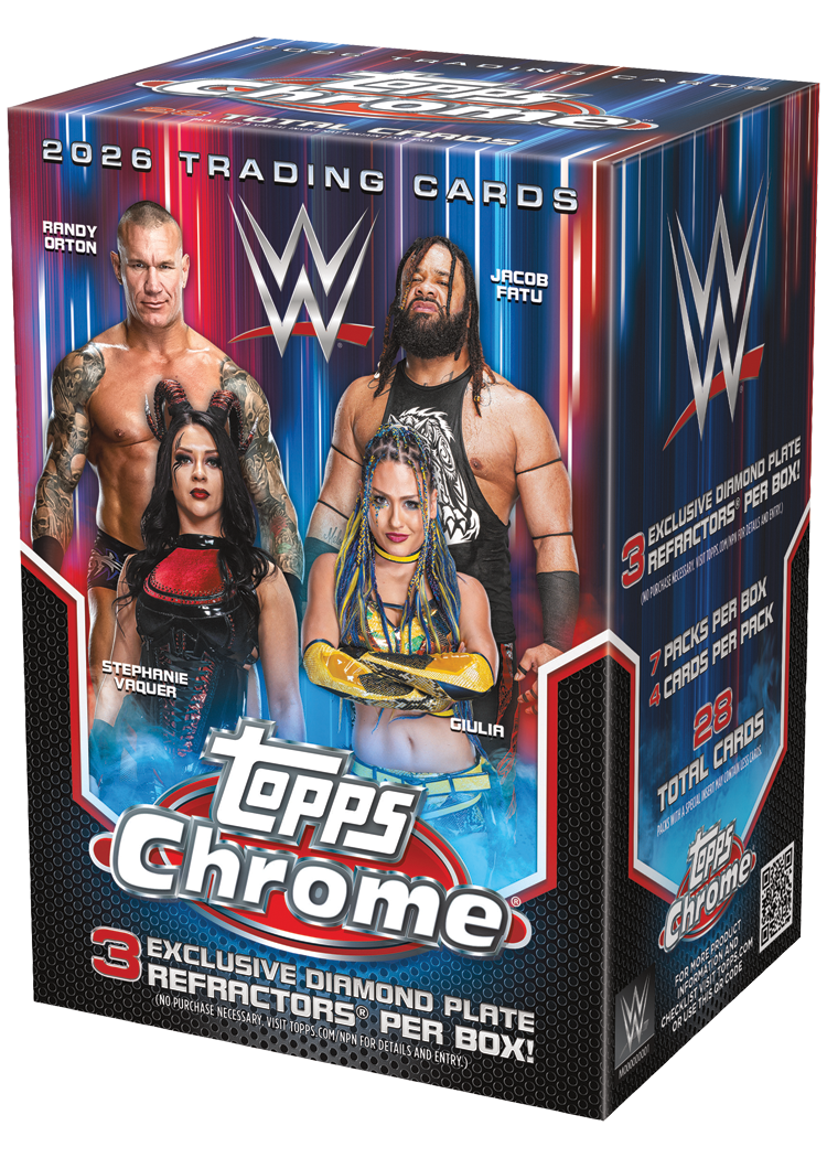 2026 Topps Chrome WWE Blaster Box