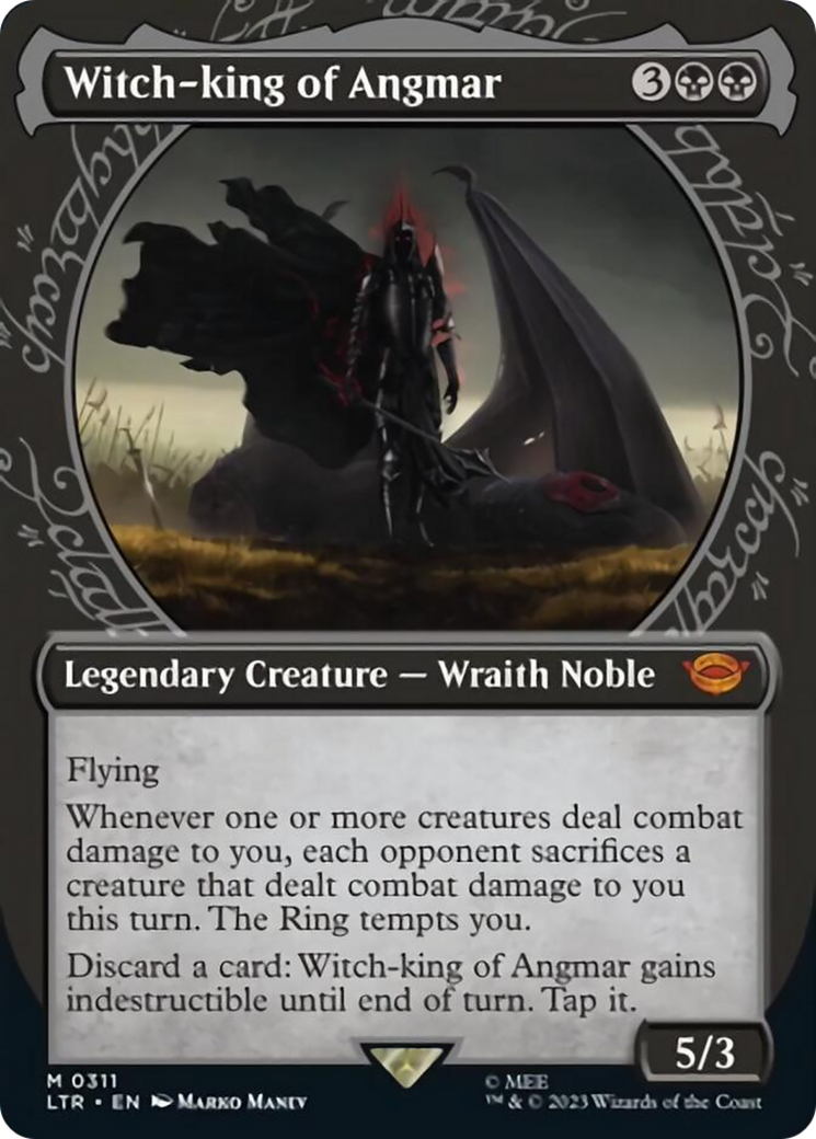 Witch-king of Angmar (LTR-311) - The Lord of the Rings: Tales of Middle-earth: (Showcase) (Borderless) Foil