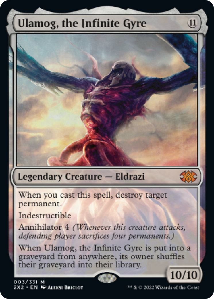 Ulamog, the Infinite Gyre (2X2-003) - Double Masters 2022 Foil