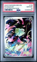 2025 POKEMON MEG EN-MEGA EVOLUTION #133 BULBASAUR ILLUSTRATION RARE PSA 10