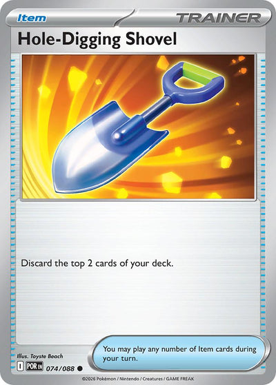 Hole-Digging Shovel - 074/088 - Common [me03-074] [Non-Holo]
