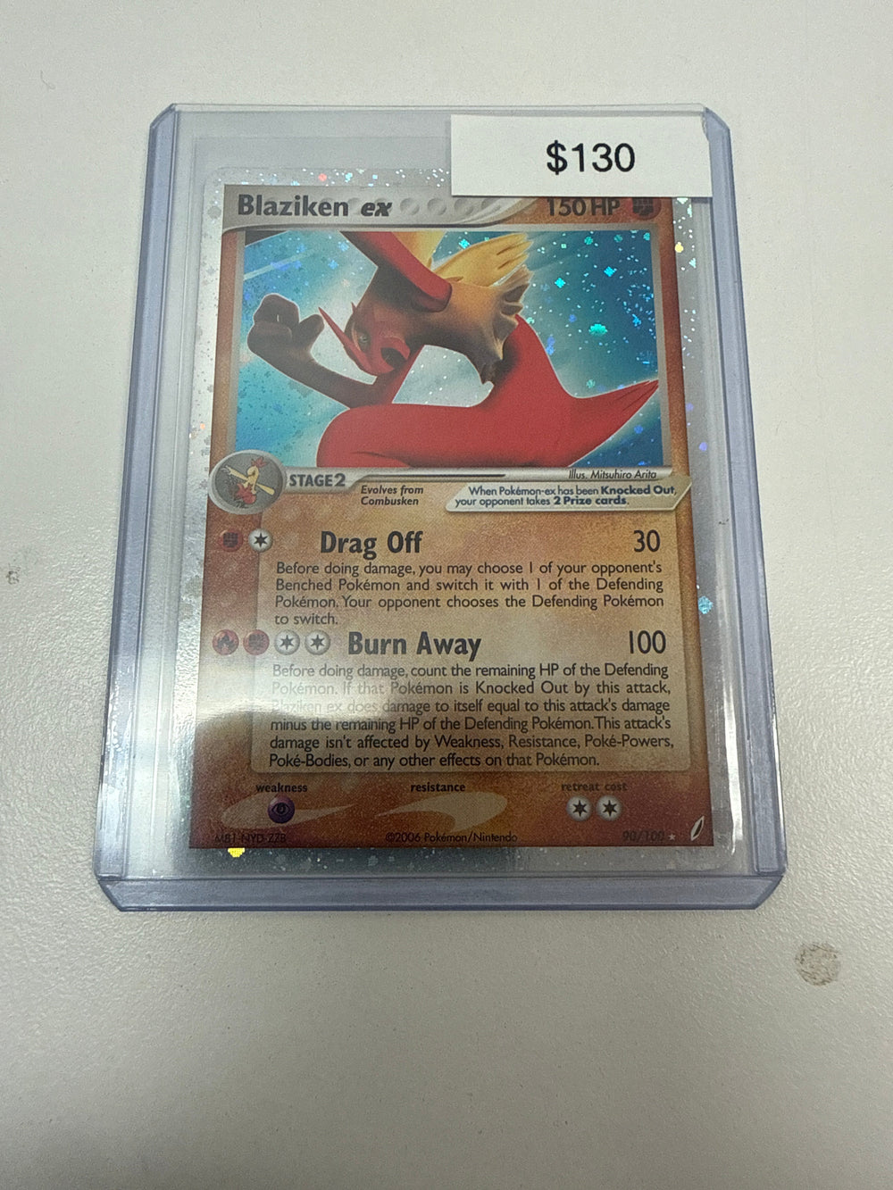 Pokemon Blaziken Ex Holo #90/100