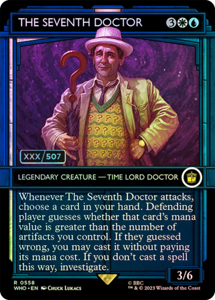 The Seventh Doctor (WHO-558Z) - Doctor Who: (Showcase) (Borderless) Foil