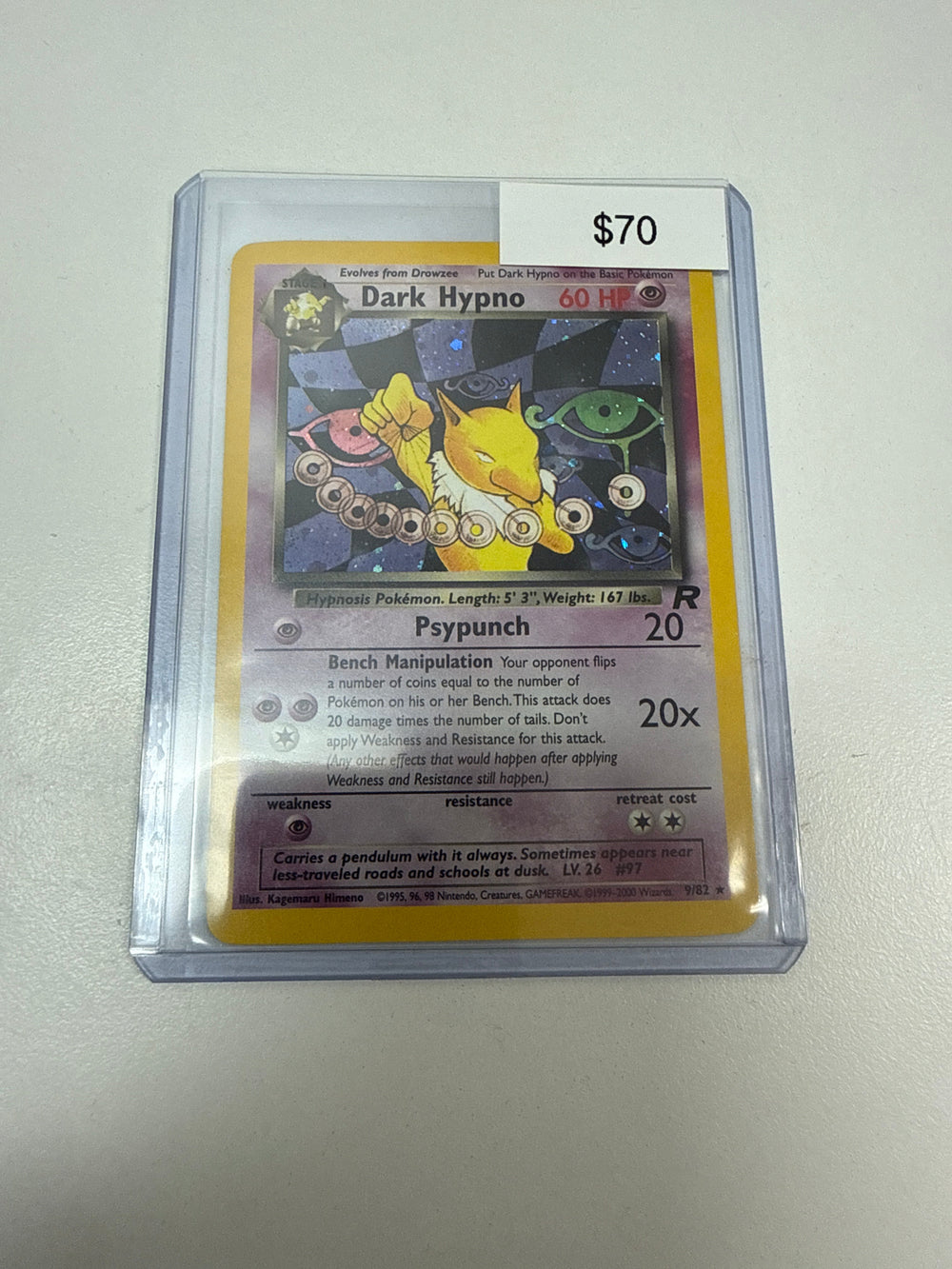 Pokemon Dark Hypno 9/82