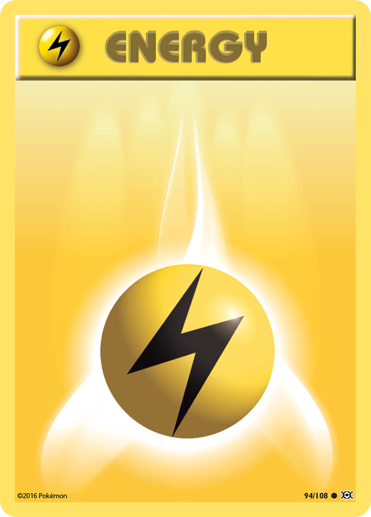 Lightning Energy 94 108 Evolutions Reverse Holofoil