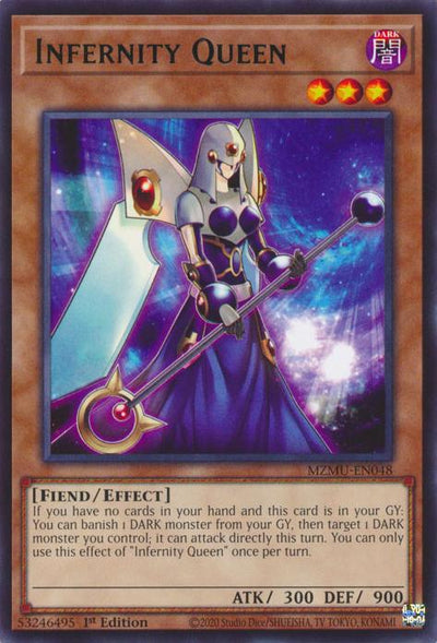 Infernity Queen - MZMU-EN048 - Rare - 1st Edition