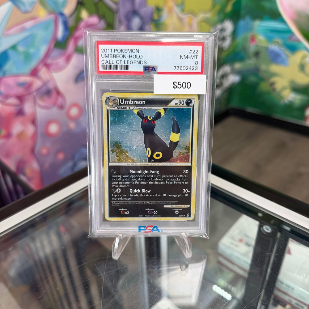 Pokemon Umbreon Call Of Legends #22 PSA 8