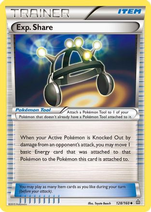 Exp. Share (128/160) - XY  Primal Clash Reverse Holofoil