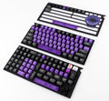 Tai-Hao Purple Boom 152 Key Cubic Profile Double Shot ABS Translucent Keycap Set