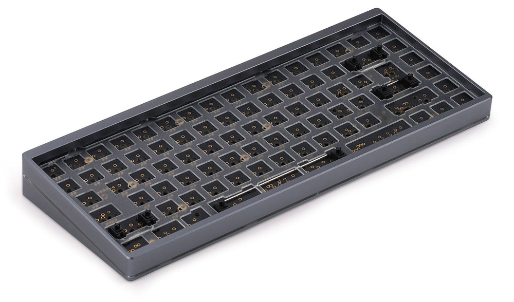 KBDFans KBD75 v3.1 Grey Barebones 75% DIY Keyboard Kit