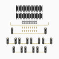KBDFans Dyboox Stabilizer Black 104 Kit
