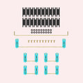 KBDFans Dyboox Stabilizers PCB Mount Screw-in Kit