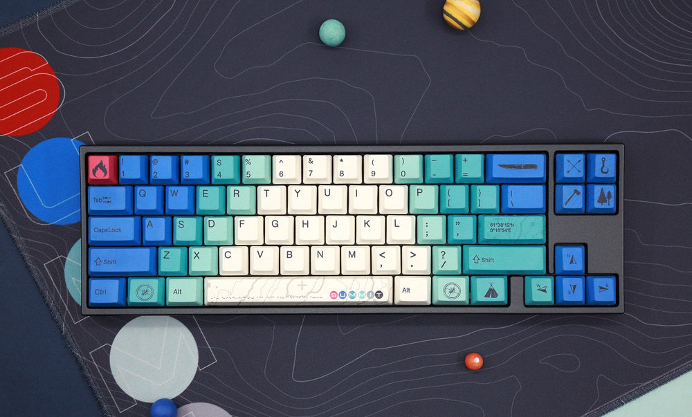Ducky x Varmilo Miya Mac Summit R2 White LED 65% Double Shot PBT Mechanical Keyboard
