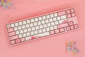 Ducky x Varmilo Miya Mac Pro Sakura Round 2 White LED 65% Double Shot PBT Mechanical Keyboard