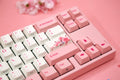 Ducky x Varmilo Miya Mac Pro Sakura Round 2 White LED 65% Double Shot PBT Mechanical Keyboard
