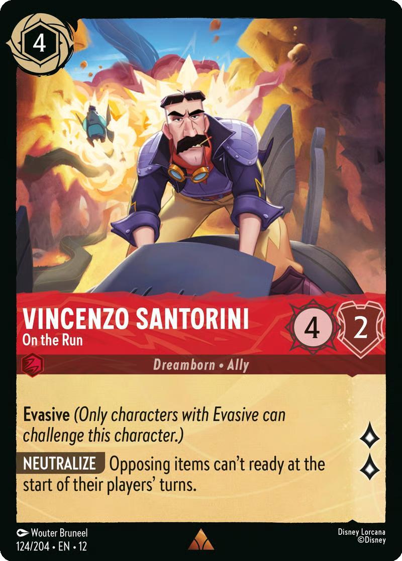 Vincenzo Santorini - On the Run - 124/204 [Wilds Unknown] [Non-Foil]