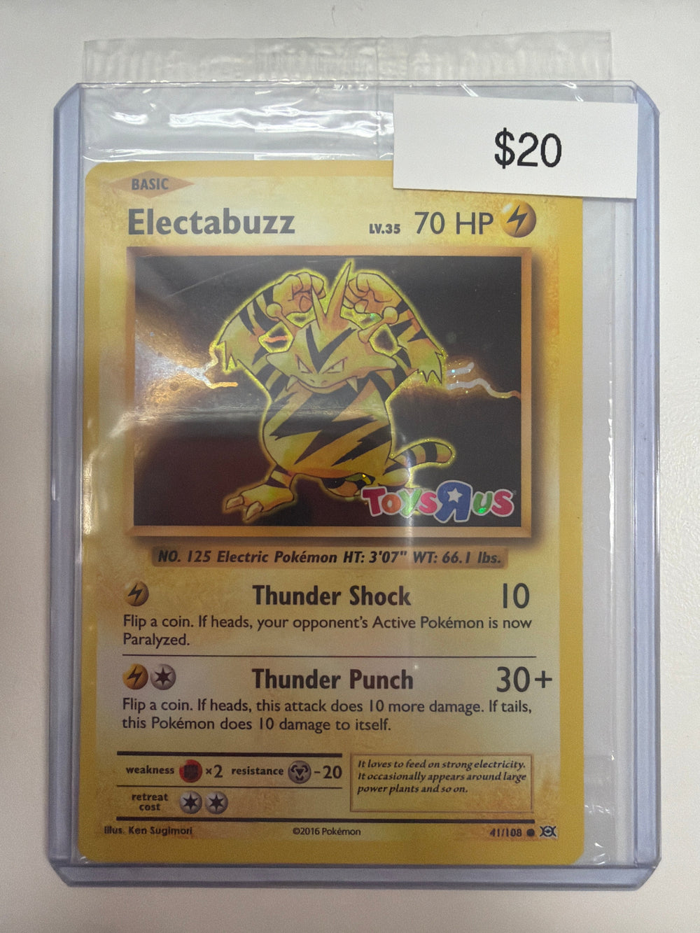 Pokemon Electabuzz ToysRus Promo 41/108
