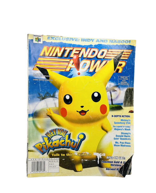 Nintendo Power Magazine 138 November 2000 Pokemon Pikachu