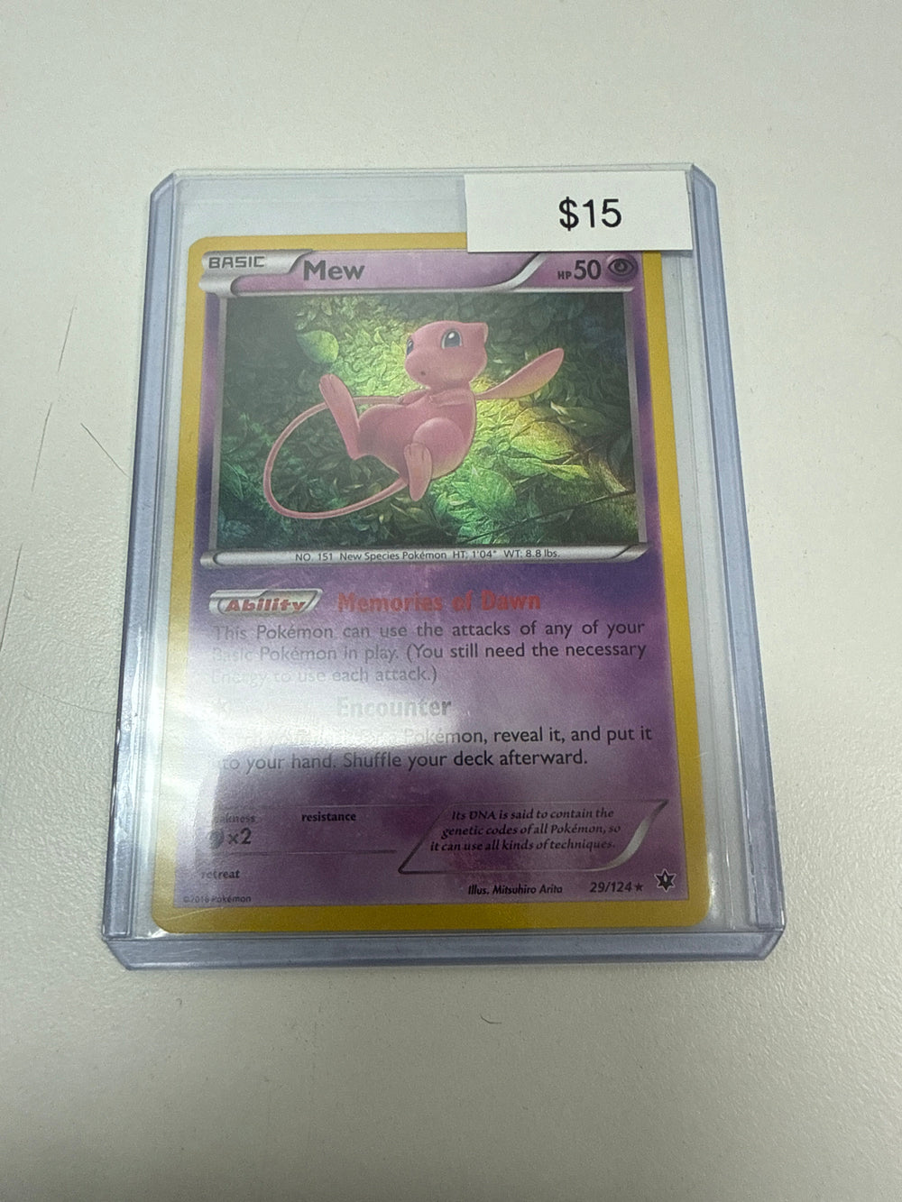 Pokemon Mew Holo #29/124