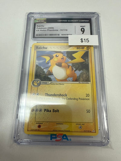 Pokemon Raichu Non-Holo #51/110 CGC 9