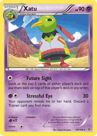Xatu (29/108) - XY  Roaring Skies Reverse Holofoil