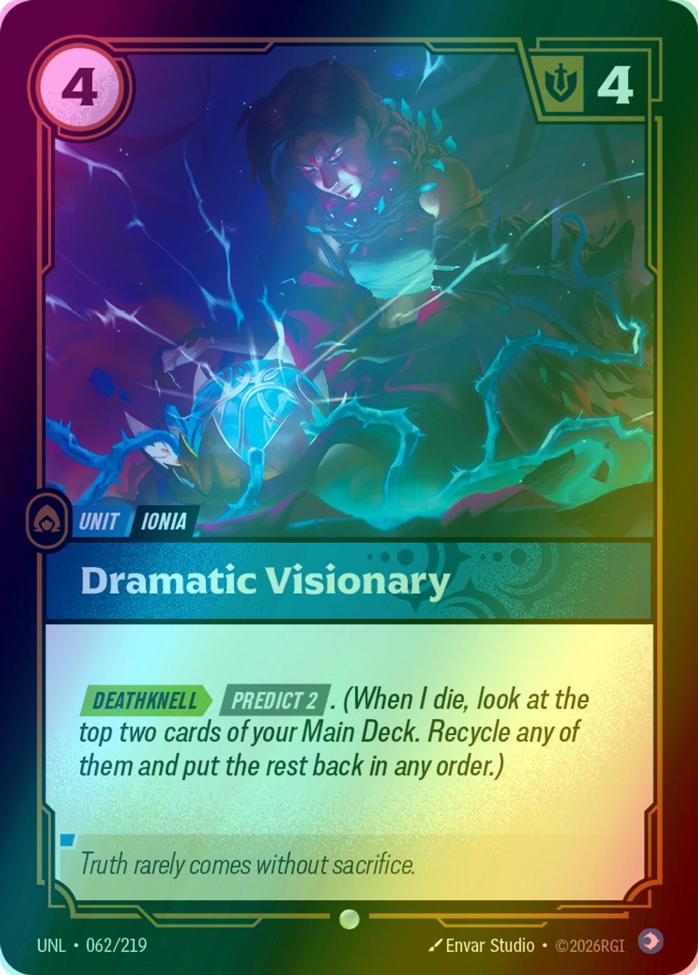 Dramatic Visionary - 062/219 [Unleashed] [Foil]