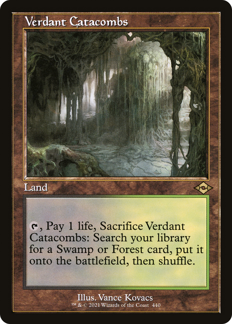 Verdant Catacombs - Modern Horizons 2 Etched Foil