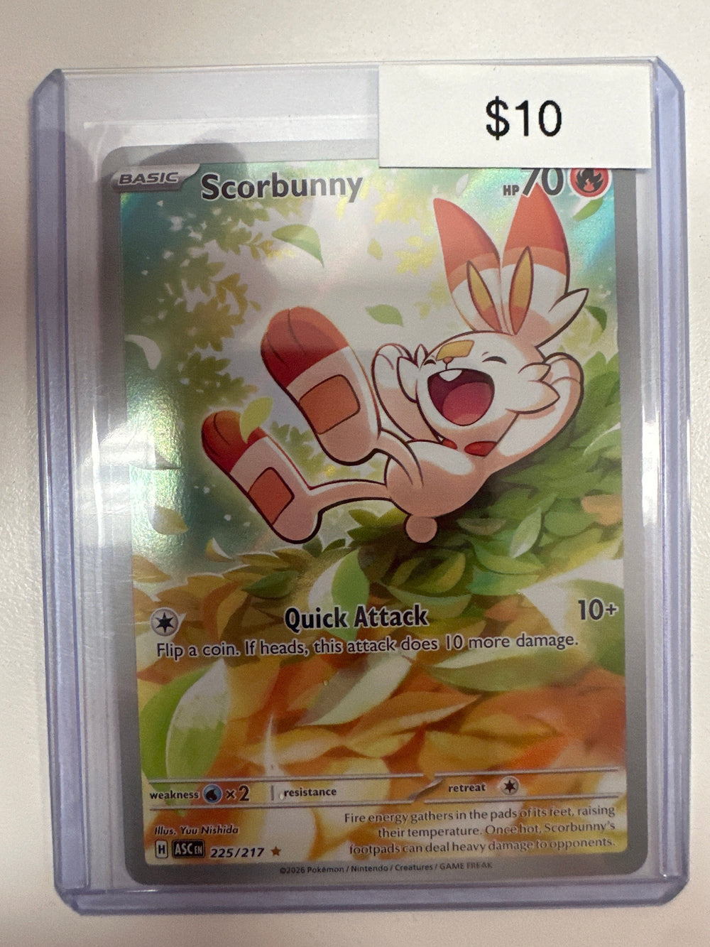 Pokemon Scorbunny 225/217