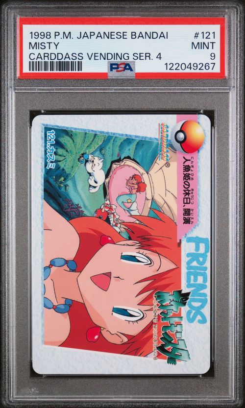 PSA 9 MISTY CARDDASS VENDING SER. 4