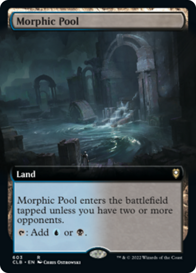 Morphic Pool (CLB-603) - Commander Legends: Battle for Baldur's Gate: (Extended Art) Foil