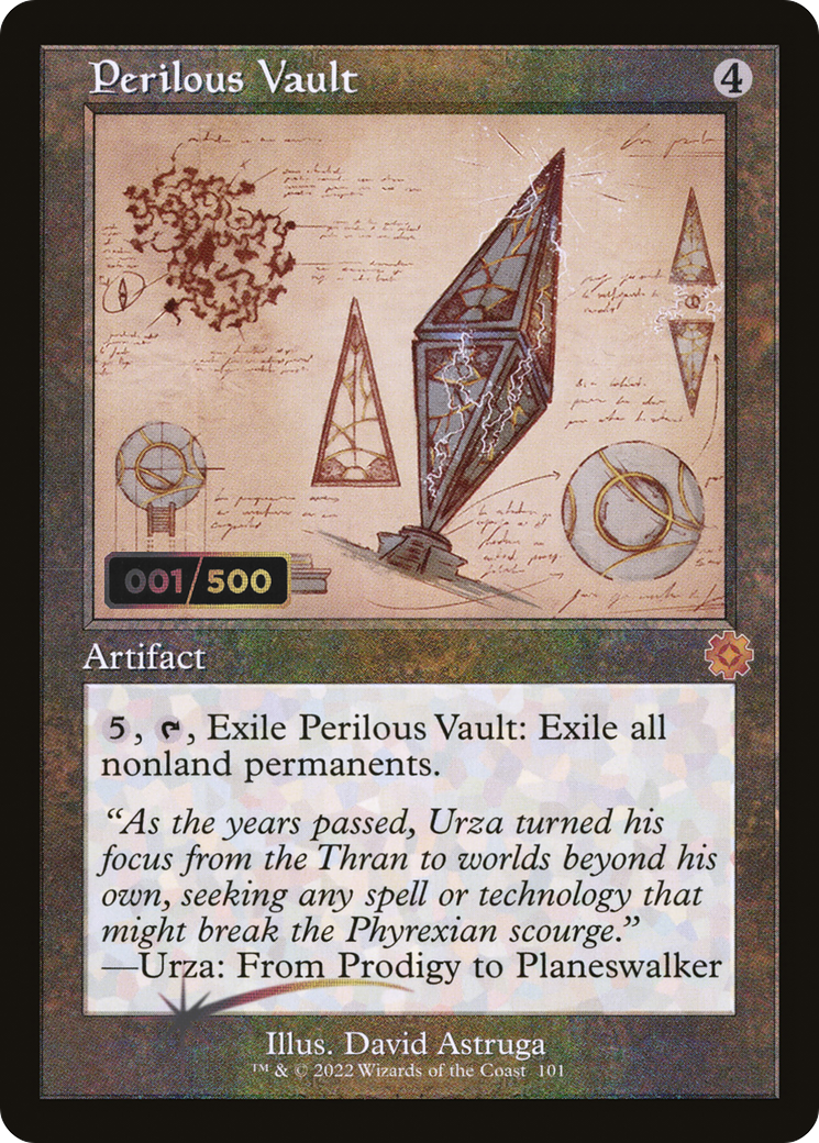 Perilous Vault (BRR-101Z) - The Brothers' War Retro Artifacts Foil