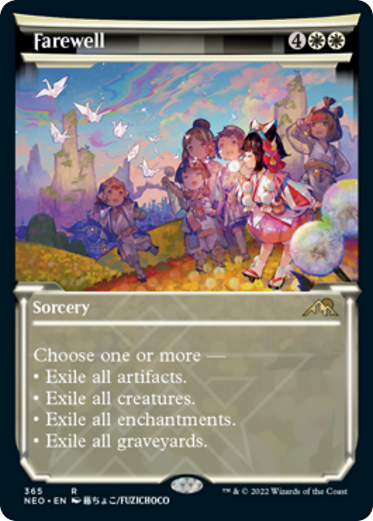 Farewell (NEO-365) - Kamigawa: Neon Dynasty: (Showcase) Foil