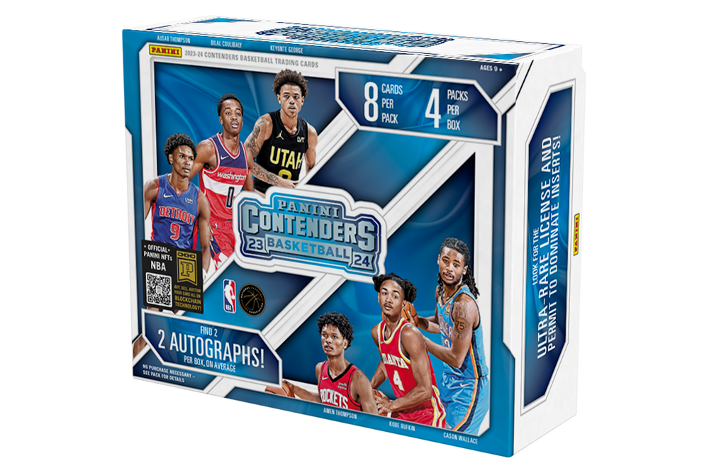 2023/24 Panini Contenders Basketball Hobby 12 Box Case