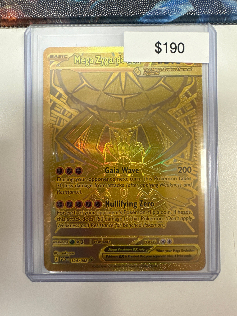 Pokemon Mega Zygarde ex 124/088