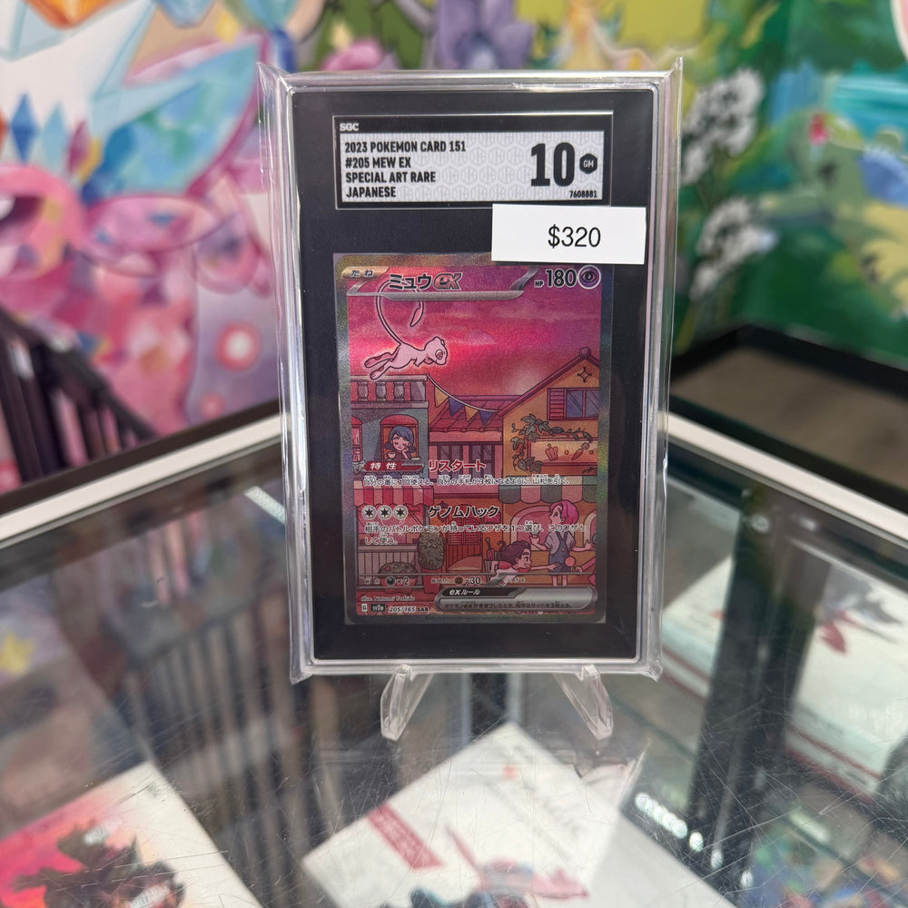 Pokemon Japanese 151 Mew EX #205 SGC 10