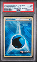 PSA 6 WATER ENERGY-HOLO CROSSHATCH-PLAY! POKEMON