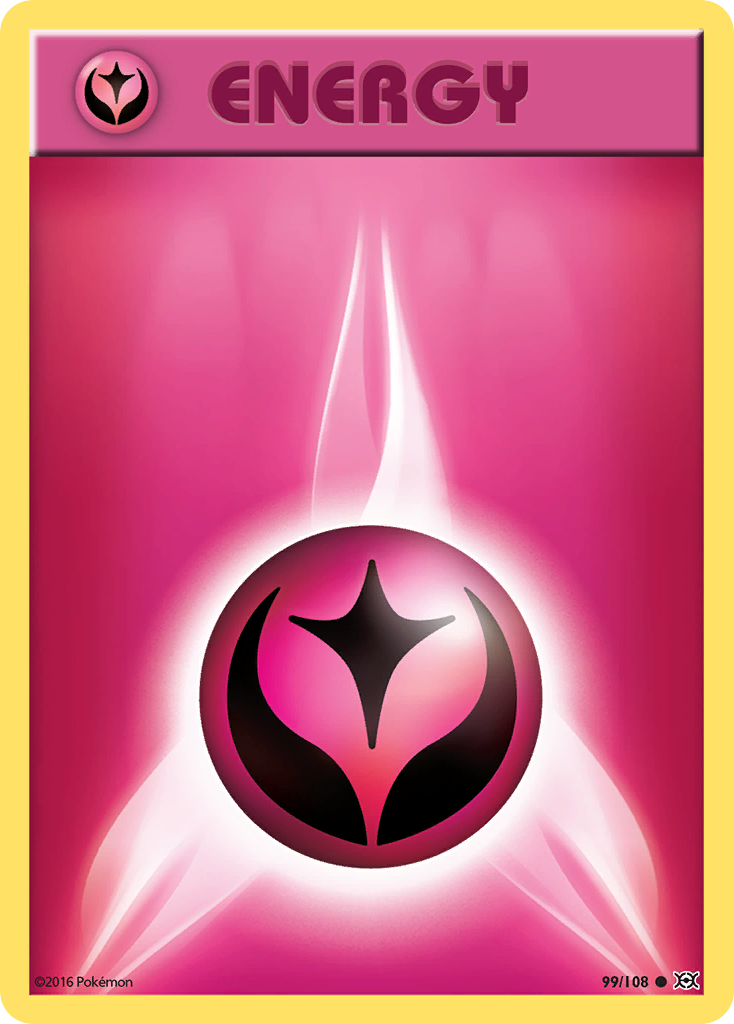 Fairy Energy 99 108 Evolutions Reverse Holofoil