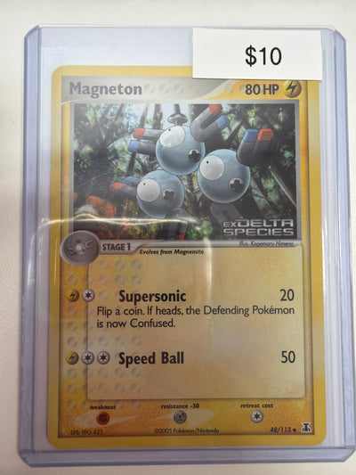 Pokemon Magneton Reverse Stamp 48/113
