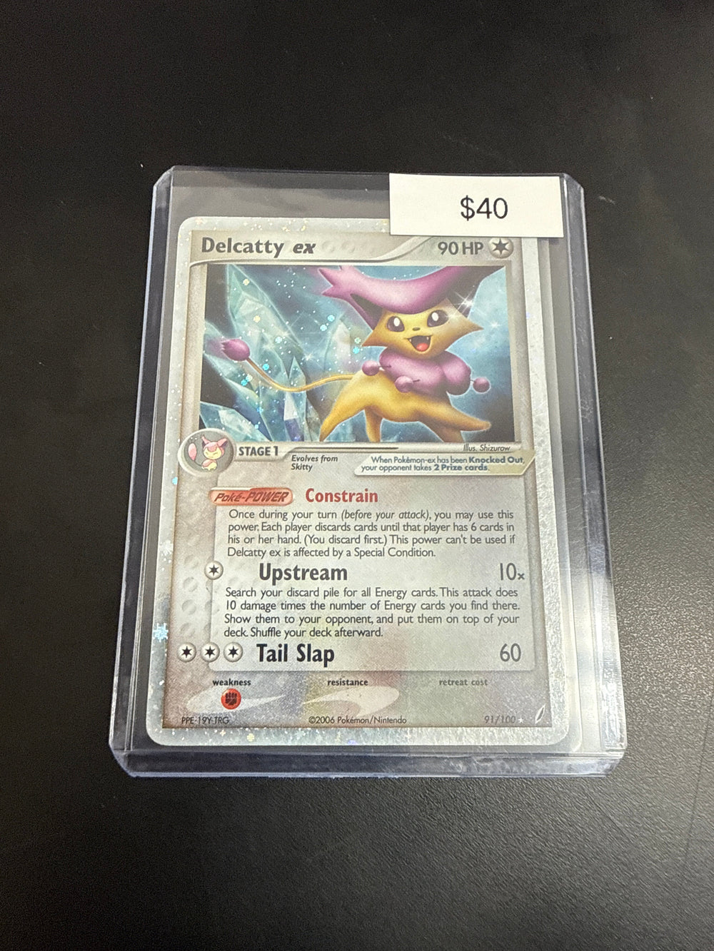 Pokemon Delcatty Ex #91/100